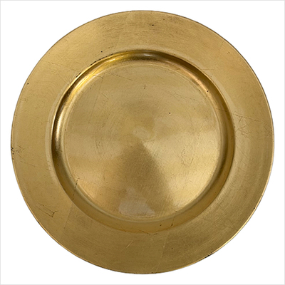Platzteller gold matt Durchmesser 33 cm (Kunststoff)_top